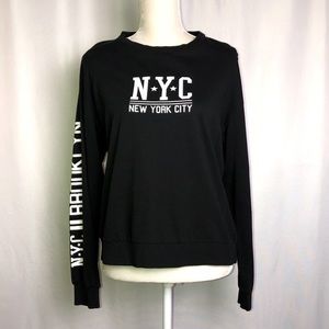H&M New York City Logo Long Sleeves Shirt, M